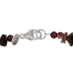 Multi-color Tourmaline Gemstone 36-inch Necklace