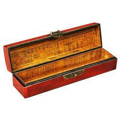 Double Dragons Leather Jewelry Box (China)