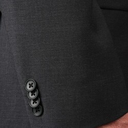 Kenneth Cole New York Slim Collection Men's Charcoal 2-button Wool Suit