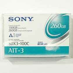Sony AIT-3 100-260 GB 230M Data Tape (Refurbished)