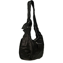 Made in Italy Desmo Black Nappa Hobo