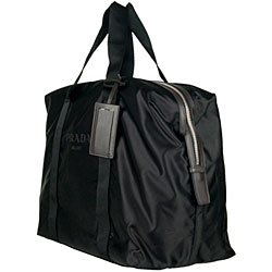 Prada Tessuto and Saffiano Duffle Bag