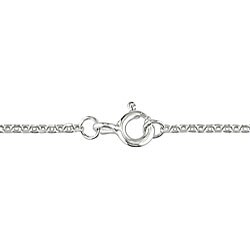 Miadora Silver Created Sapphire and 1/8ct TDW Diamond Necklace (H-I, I3)