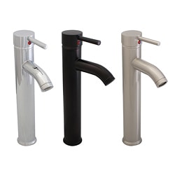 Geyser Golden Marble Glass Vessel Bathroom Sink and Faucet