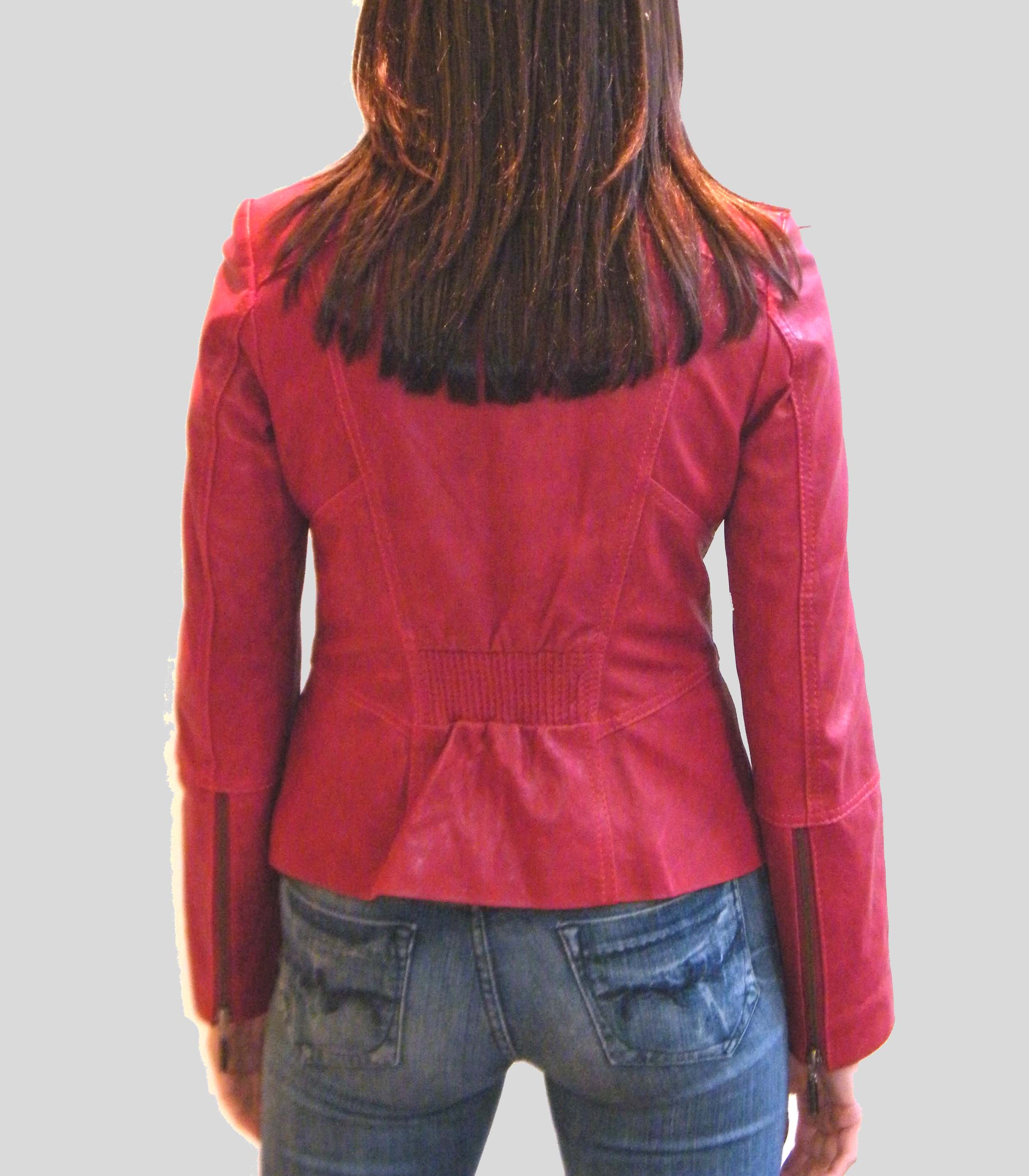 IZOD Women's Plus Size Leather Moto-inspired Jacket