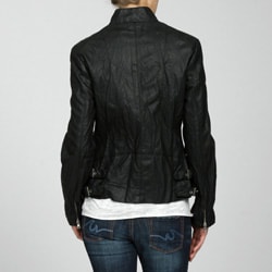 Collezione Women's Plus Size Faux Leather Jacket - Overstock