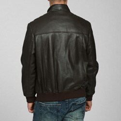 IZOD Men's Lamb Leather Jacket