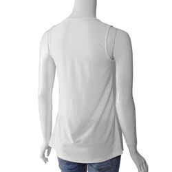 S Max by Adi Women's Scoop Neck Studded Tank Top