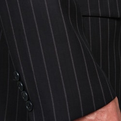 Eddie Domani Men's Pinstripe Suit