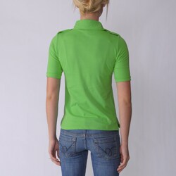 Illusion Junior's Polo Style Knit Top