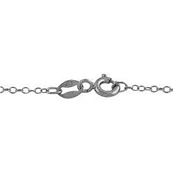 Sterling Silver Black Onyx Cross Necklace