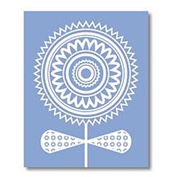 Trendography Prints  'Madison Flower' Graphic Art Print