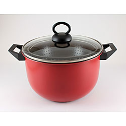 Deni Nonstick Red 6-quart Tilt-A-Pot (Refurbished)