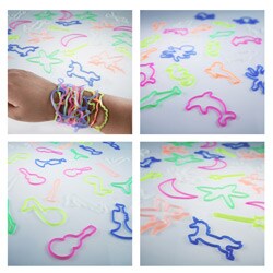 Fairy Shaped Glow-in-the-dark Rubber Bands (Pack of 12)
