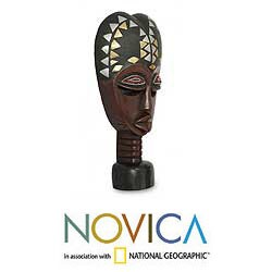 Sese Wood 'Dagomba Healer' Sculpture (Ghana)