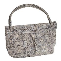 Michael Rome 9437 Medium Snake Embossed Hobo Bag