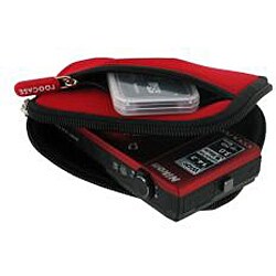 rooCASE SLV2 Red Panasonic Neoprene Digital Camera Case