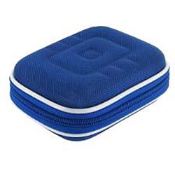rooCase Blue Hard Shell Flip Mino HD Camcorder Case