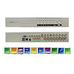 16-CH H.264 DVR 1TB HD Web-ready Security System