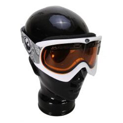 Dragon DX Powder Frame, Amber Lens, Grey Bandanna Snowboard Goggles