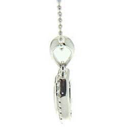 14k White Gold 1/2ct TDW Diamond Mosaic Necklace (H-I, SI1)