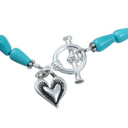 Charming Life Turquoise Toggle Bracelet