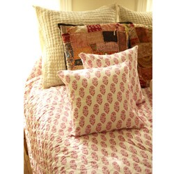 Organic Cotton Juliette Rose King-size Quilt (India)