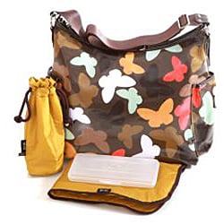 OiOi Butterfly Hobo Diaper Bag