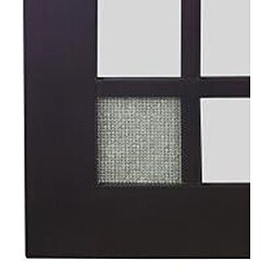 Echo 38x30 Dark Mahogany Wall Mirror