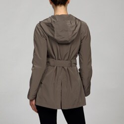 MICHAEL Michael Kors Women's Hooded Belted Trench Coat