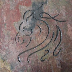 Hand-carved Stone Equestrian Art for the Horse Lover Stylized Abstract Wallhanging
