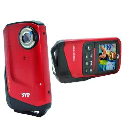 SVP Aqua HDV1000 High Definition Red Waterproof Digital Camcorder