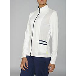 Pure Lime Women's White Mesh Panel Jacket
