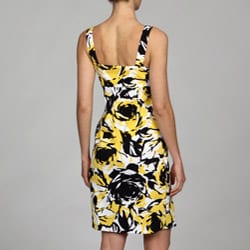 Scarlett Women's Floral Print Woven Dress - 13452906 - Overstock.com