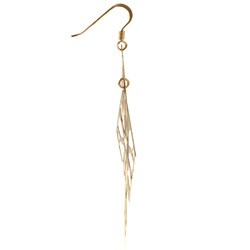Caribe Gold 14k Gold over Sterling Silver Toledo Drop Earrings