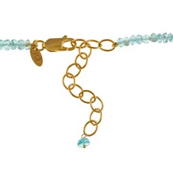 14k Gold over Sterling Silver 'Hope' Apatite Necklace 