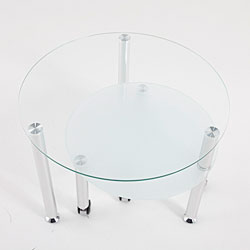 Polis Round Functional 3-tier Coffee Table 