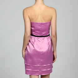 Jessica Simpson Women's Strapless Tiered Dress