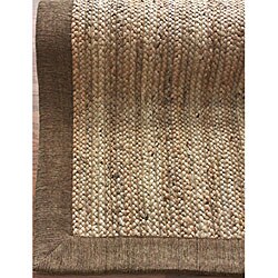Alexa Eco Natural Fiber Beige Jute Rug (9' x 12')