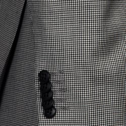 Ben Sherman Men's Black and White Houndstooth Slim-fit Sportcoat