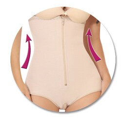 Perfect Figure Women's Latex Powernet Strapless Body Shaper