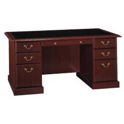 Bush Furniture Saratoga Collection Harvest Cherry Office Bookcase Suite