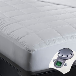 Sunbeam Premium Heated Electric Cal King-size Mattress Pad