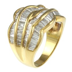 18k Yellow Gold 2 1/3ct TDW Diamond Ring (H-I, I2-I3)
