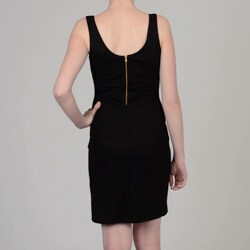 Onyx Nite Women's Exposed Zipper Sheath Dress