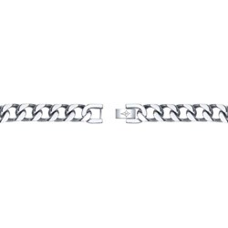 Stainless Steel 24-inch Curb Link Necklace