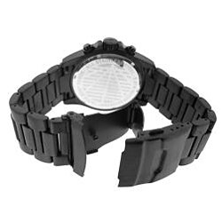 Le Chateau Men's Sport Dinamica Gun-plated Chronograph Watch