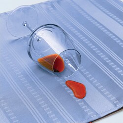 Divine Stripe Spill-proof Light Blue 60x84-inch Oblong Tablecloth