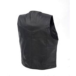 Mossi Men's Buffalo Nickel Leather Vest