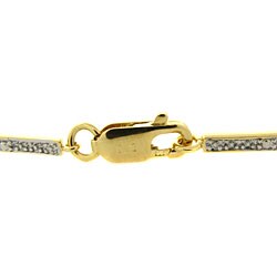 Gem Jolie Gold Over Silver Ruby and Diamond Accent Bracelet